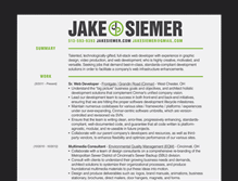 Tablet Screenshot of jakesiemer.com